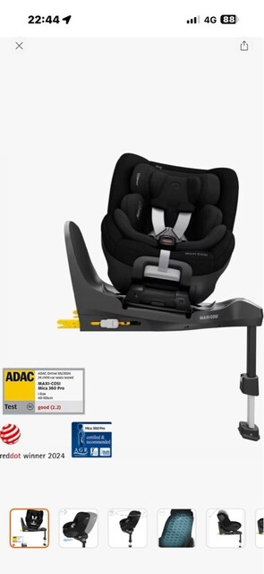 Maxi Cosi Mica 360 oto koltuğu