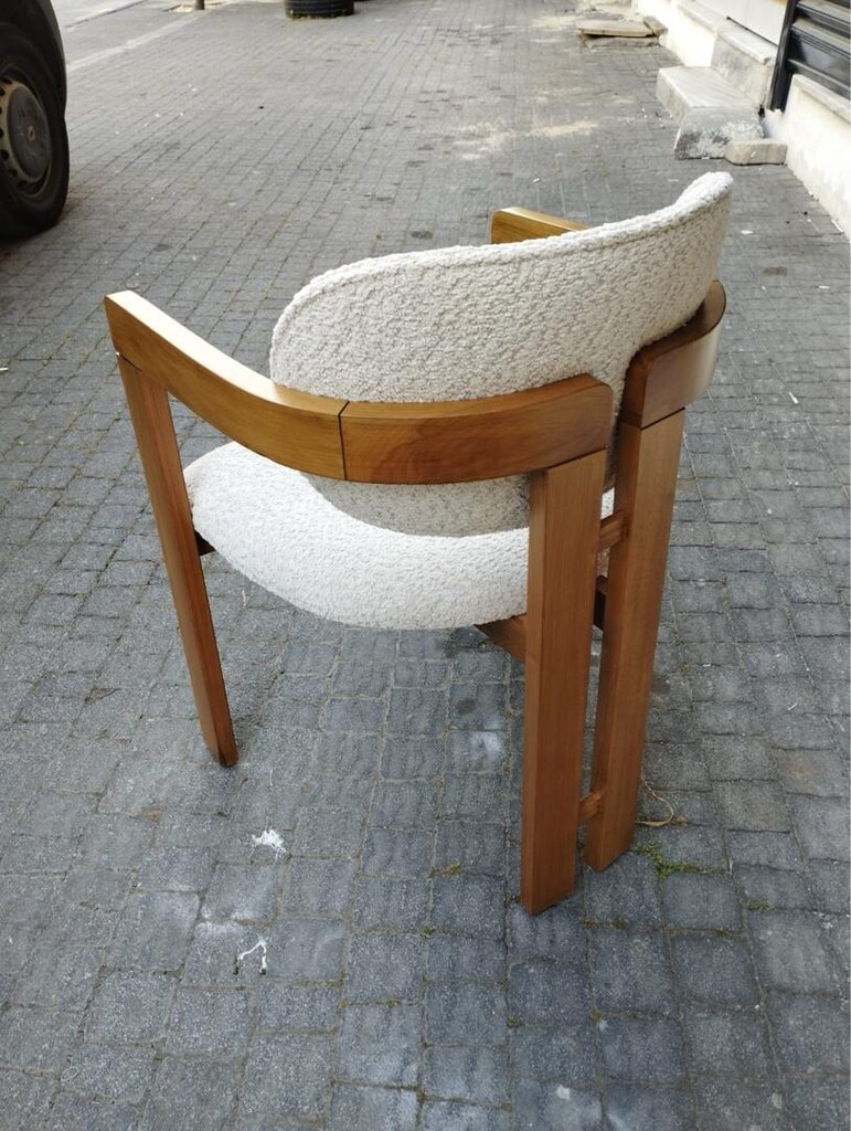İMALATTAN AHŞAP KOLLU SANDALYE TOPTAN - 6