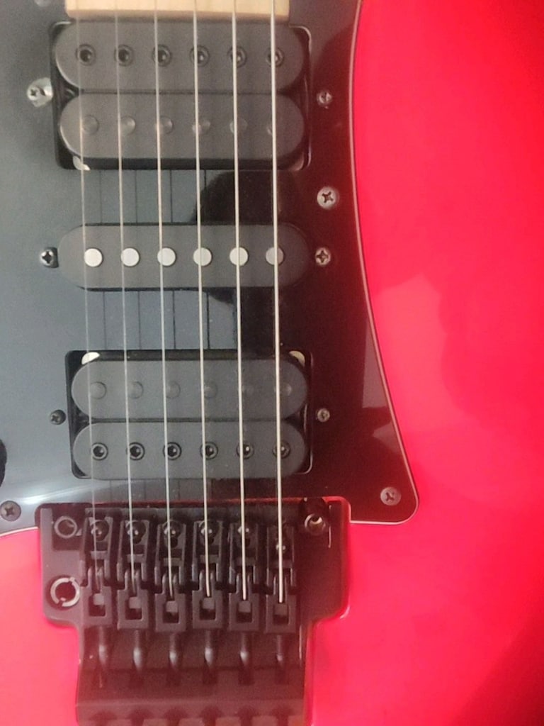 IBANEZ Genesis RG550-RF RG Road Flare Red Elektro Gitar ve CODE50 - 5