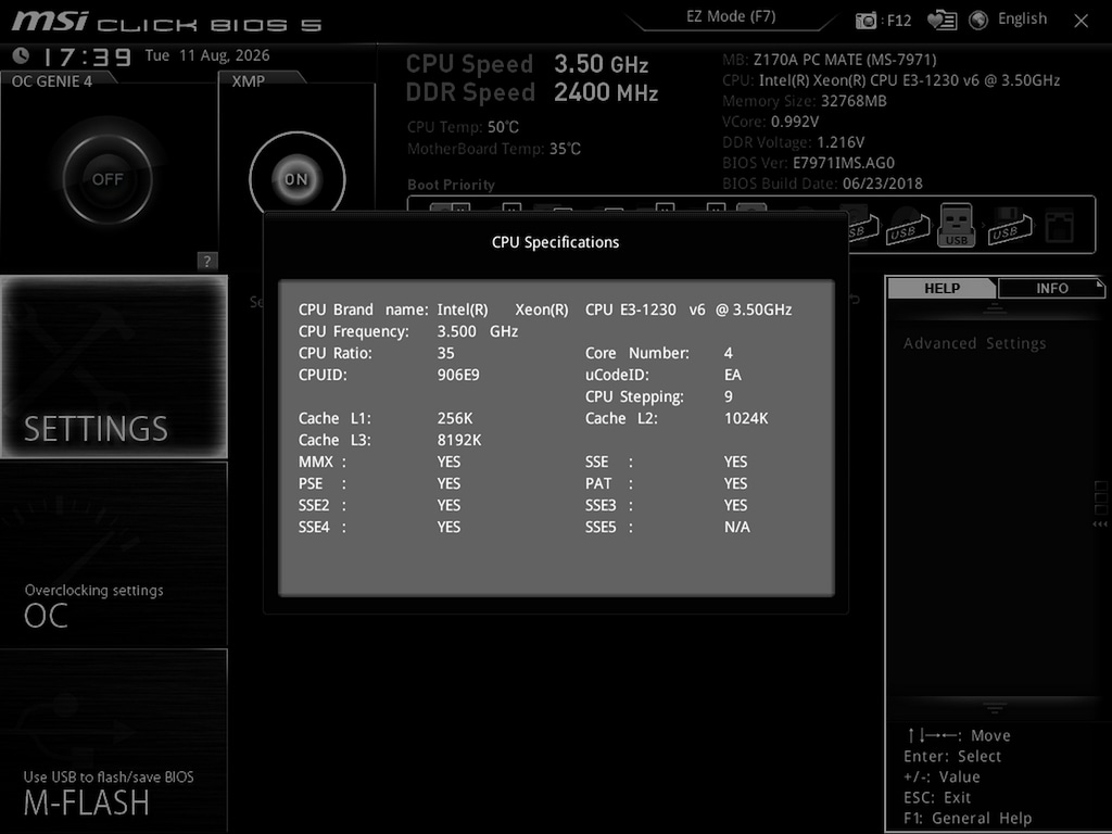 MSI Z170A PC MATE SIFIR Gibi LGA 1151 Soket Anakart - 10
