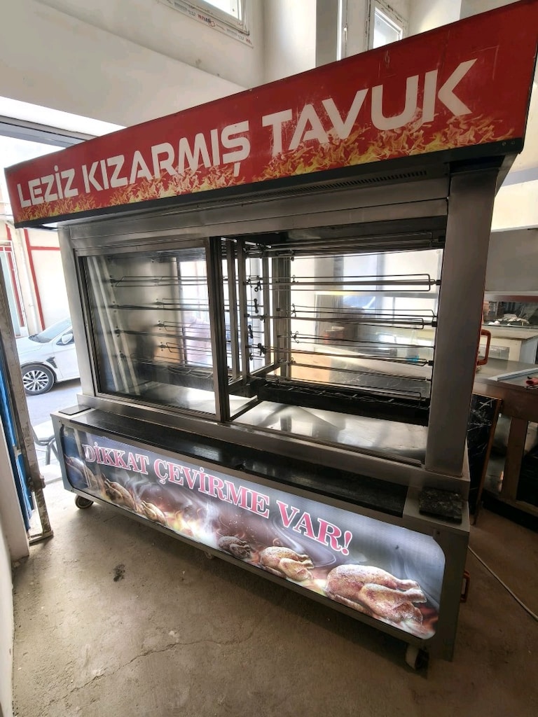 kızarmış tavuk çevirme makinesi - 9