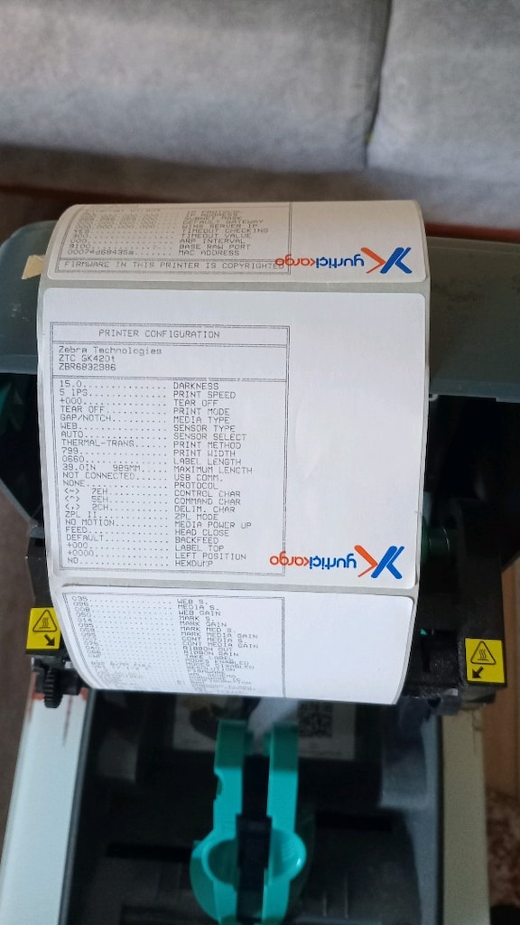 Zebra gk420t barkod yazıcı - 3