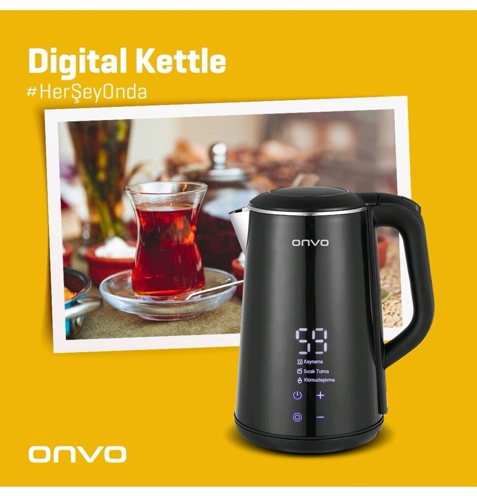 Dijital kettle onvo - 4