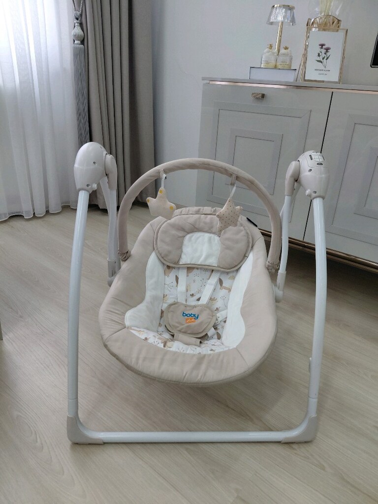 baby plus elektrikli ana kucağı otomatik sallanan+kumandalı+ müzikli - 4