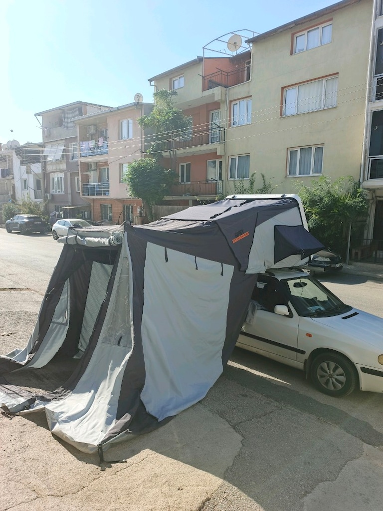 Gipsy sport araç üstü çadır + büyük oda + yan tente - 4