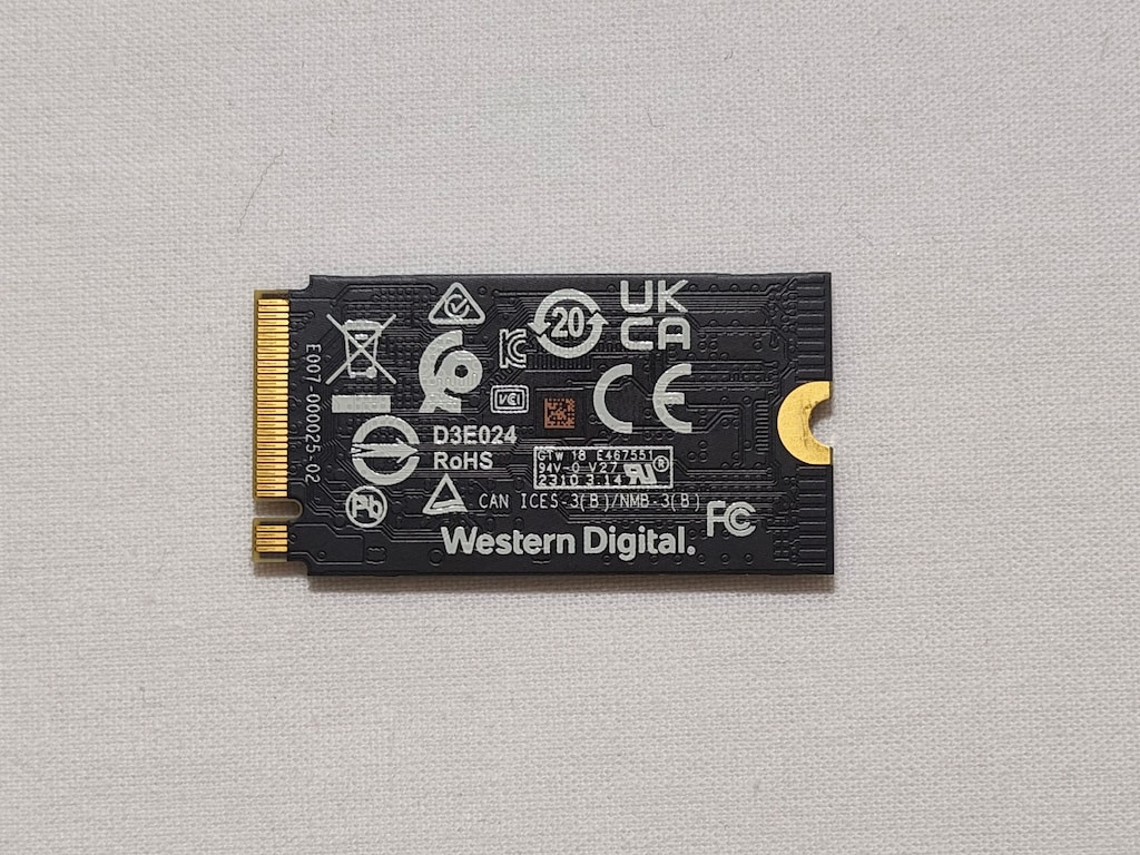 Western Digital SN740 512 GB M.2 SSD - 5,000MB/s - 4,000MB/ - 2