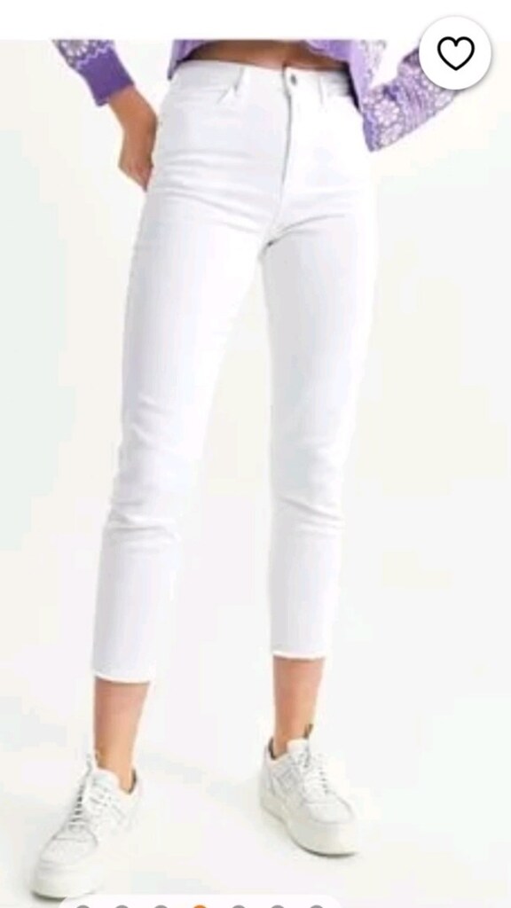 XSIDE YEPYENİ KADIN SLIMMOM BEYAZ JEAN PANTOLON - 10