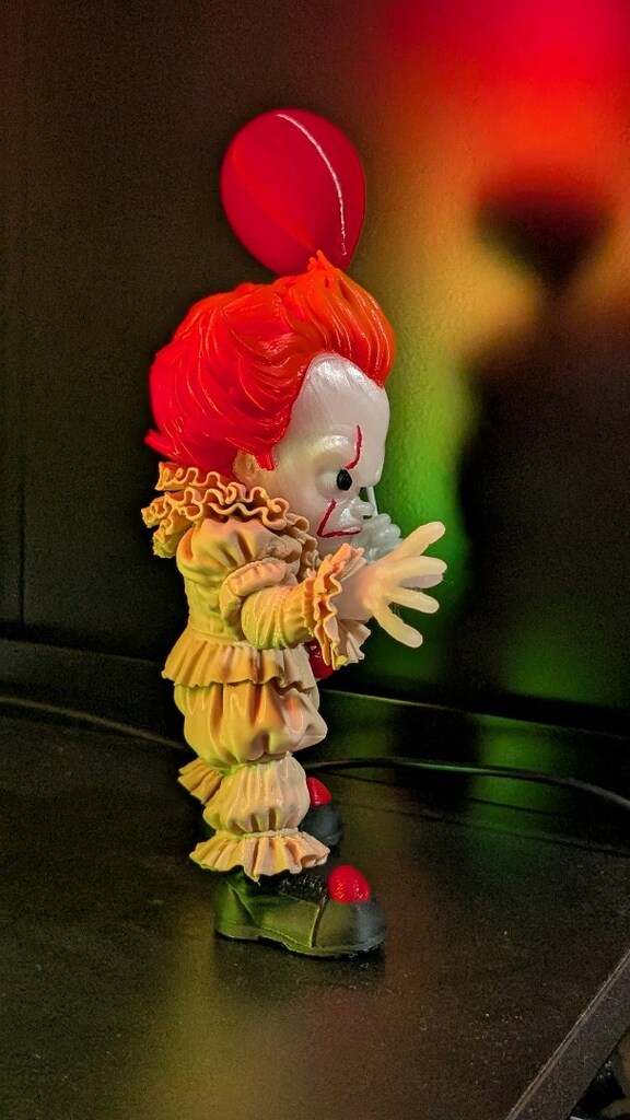 PENNYWISE KORKUNÇ PALYAÇO FİGÜR 3DBASKILAB - 5