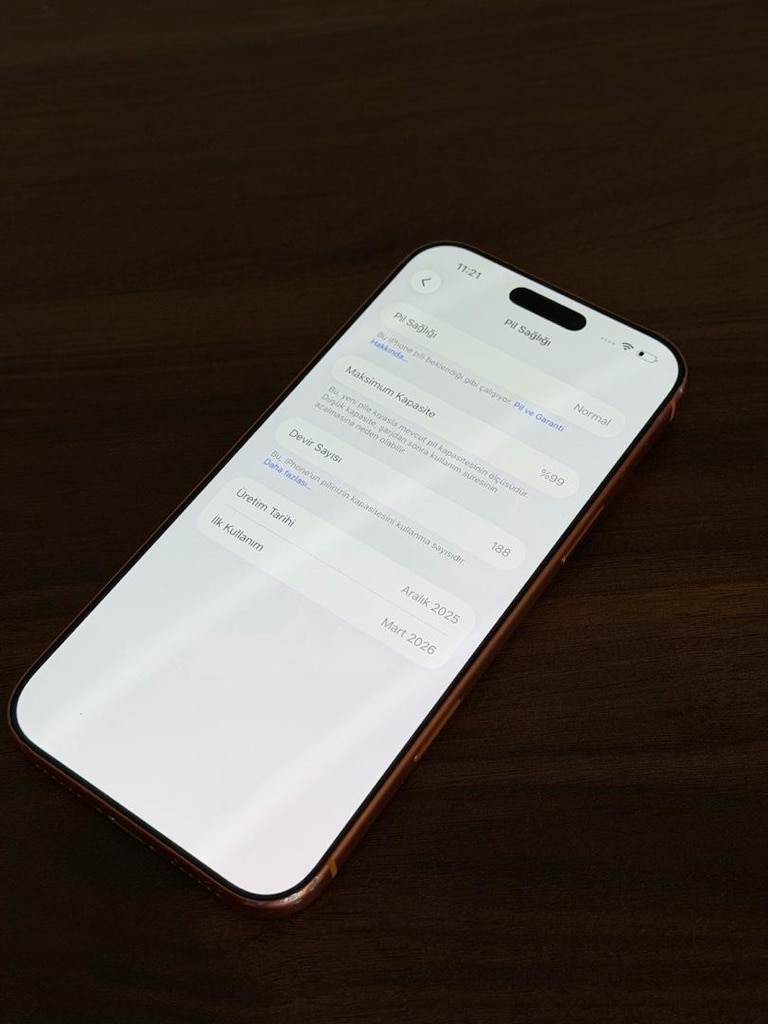 APPLE İPHONE 17 PRO MAX 18 AY GARANTİLİ PİL SAĞLIĞI %99 FATURALI - 4