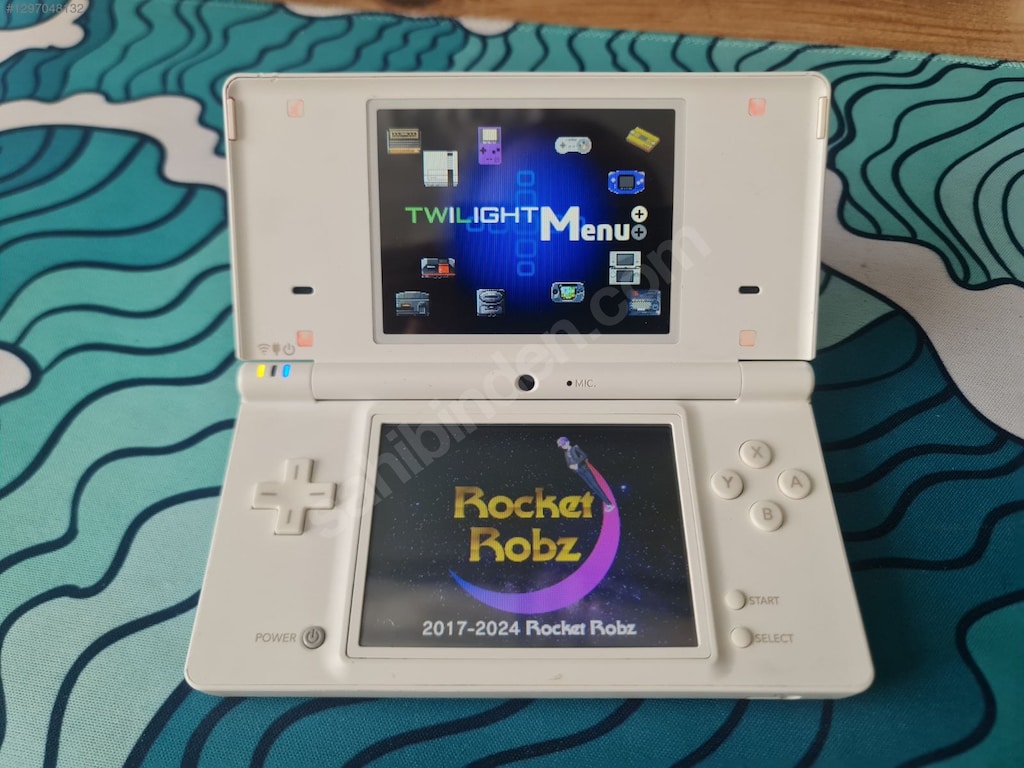 nintendo dsi beyaz el konsolu sorunsuz homebrew yazılımlı kırık - 2