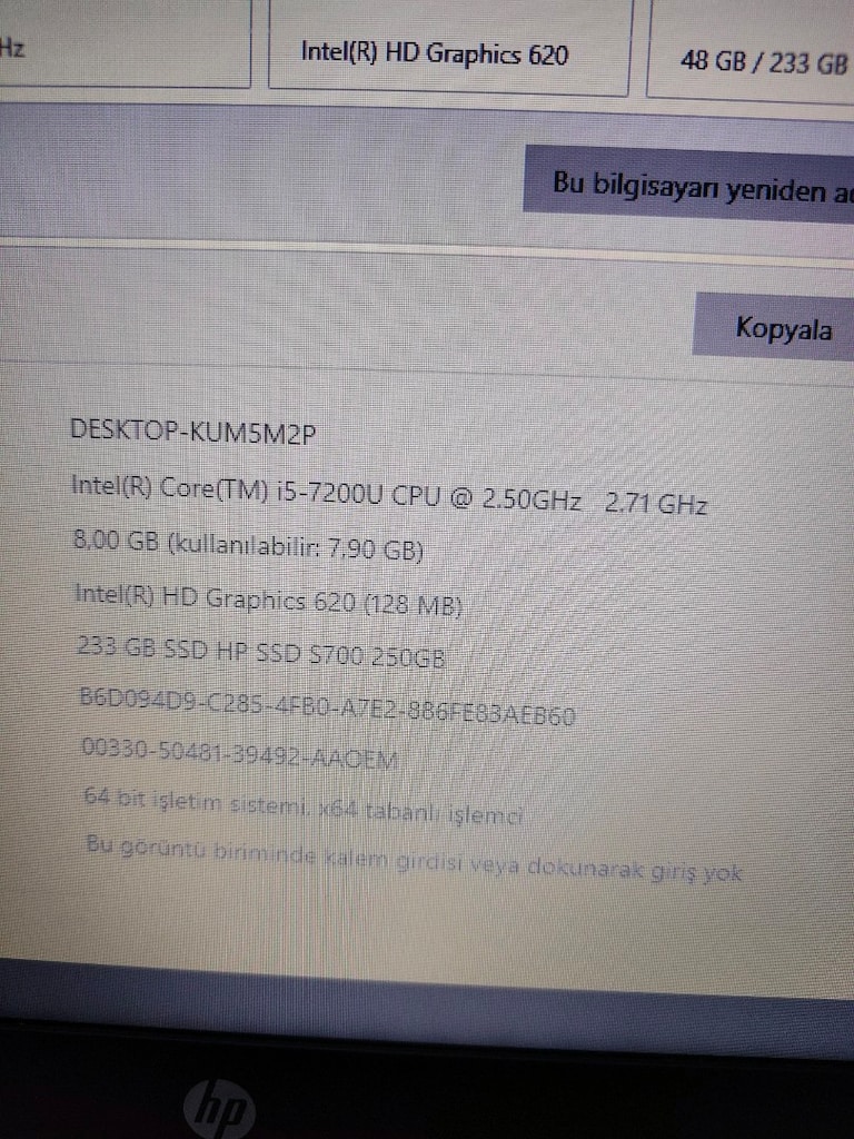 HP probook en tutulan serisi leptop laptop bilgisayar - 6