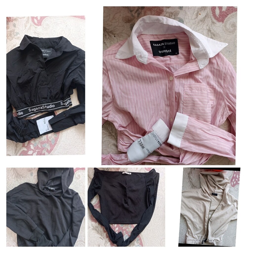 kadın crop xs ve s bedenlerdir. - 6