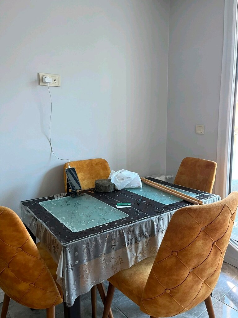 4 adet hardal sarısı mutfak sandalyesi - 5