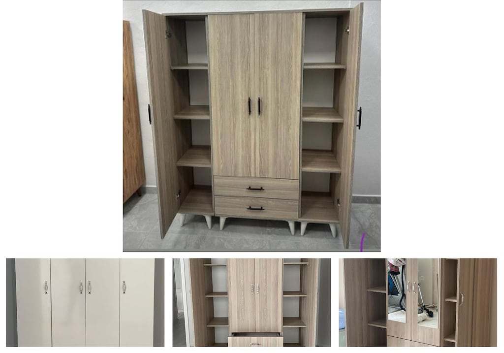 4 kapaklı elbise dolabı gtlxdaadvg - 4