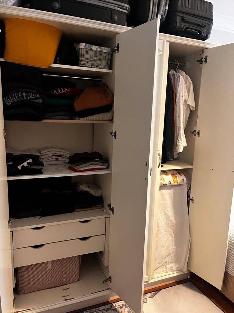 6 KAPAKLI DOĞAL AHŞAP GARDIROP - 4