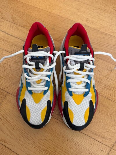 Puma RS-X Renk Bloklu Retro Erkek Sneaker – 44 Beden (orijinal)