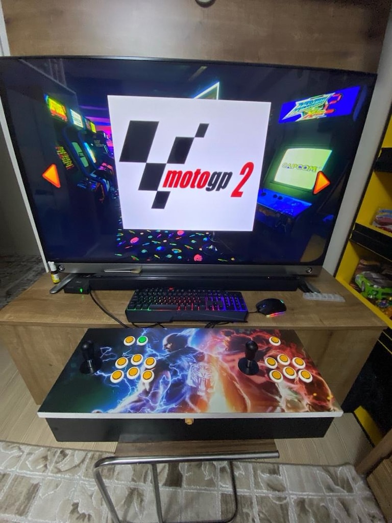 Arcade Stick Tv Oyun Konsolu Ev Tipi Pandora Box Retro ÖZEL YAPIM - 6
