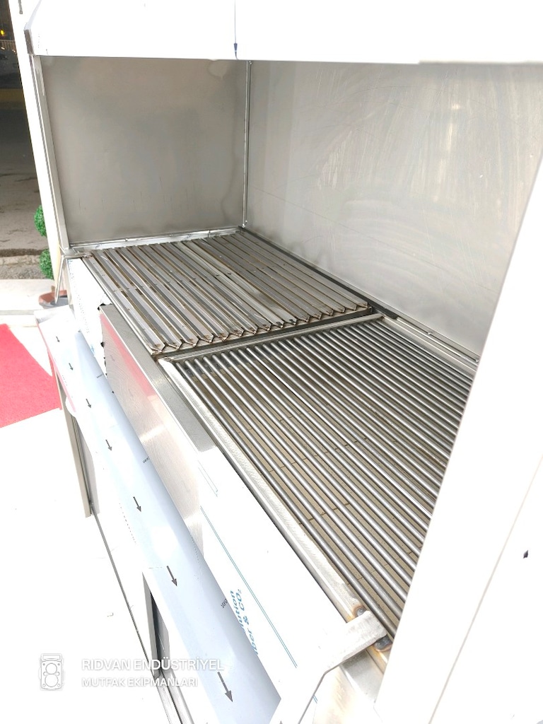 ocakbaşı mangal kömürlü ızgara ocak barbekü krom tezgah krom mangal - 4