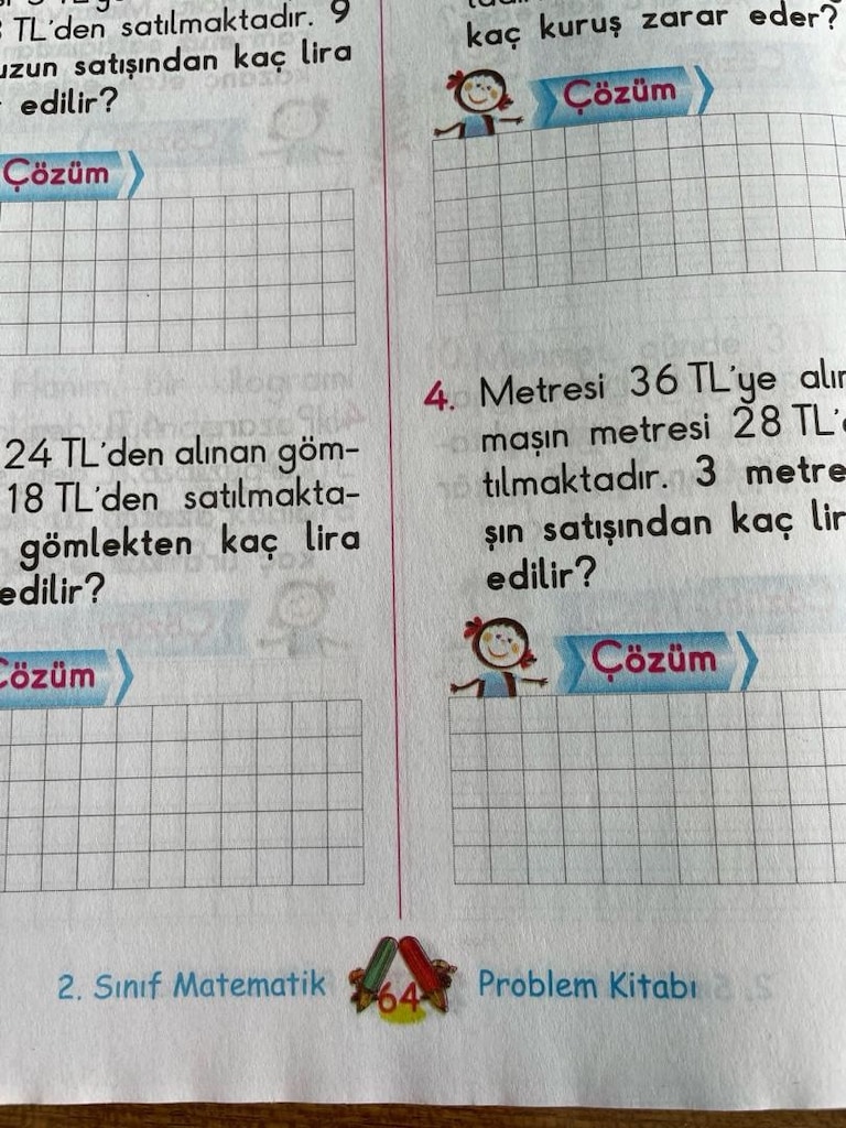 2.Sınıf Matematik Problem Kitabı - 4