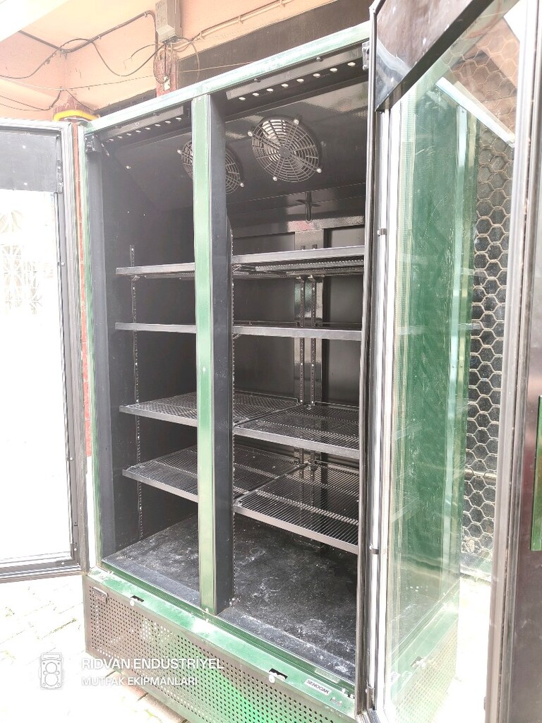 meşrubat dolabı içecek dolabı çift kapaklı kola su ayran dolabı - 17