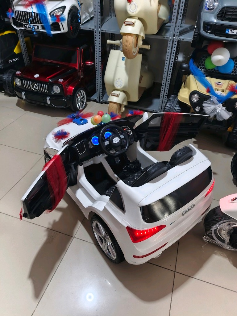 GARANTİLİ AUDİ Q SUW 2 MOTOR 3 İLERİ KUMANDALI&MANUEL AKÜLÜ ARABA - 7