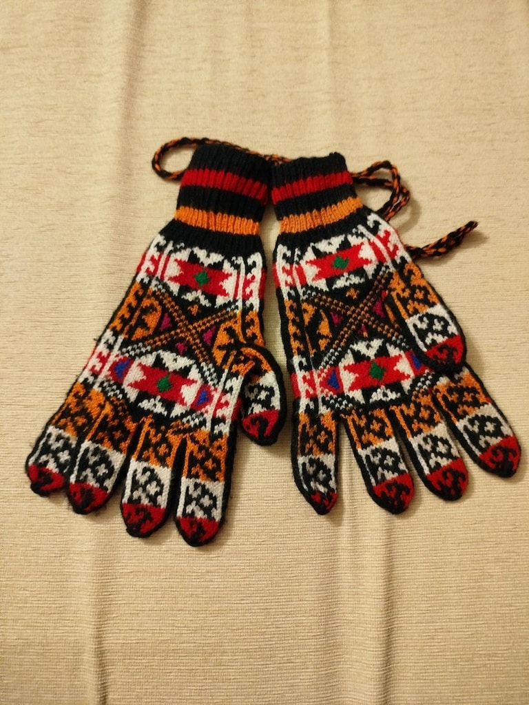 Eski Zaman El Örgüsü Eldiven - 2