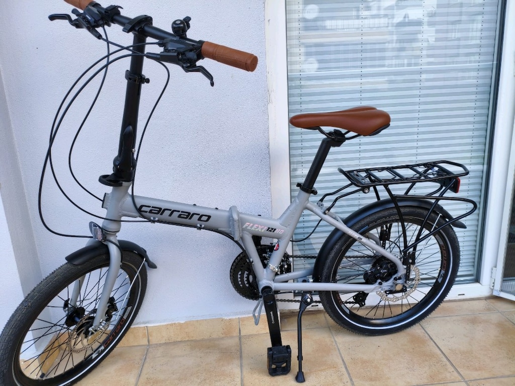 Satılık sıfır carraro flexi 121 HD katlanır bisiklet