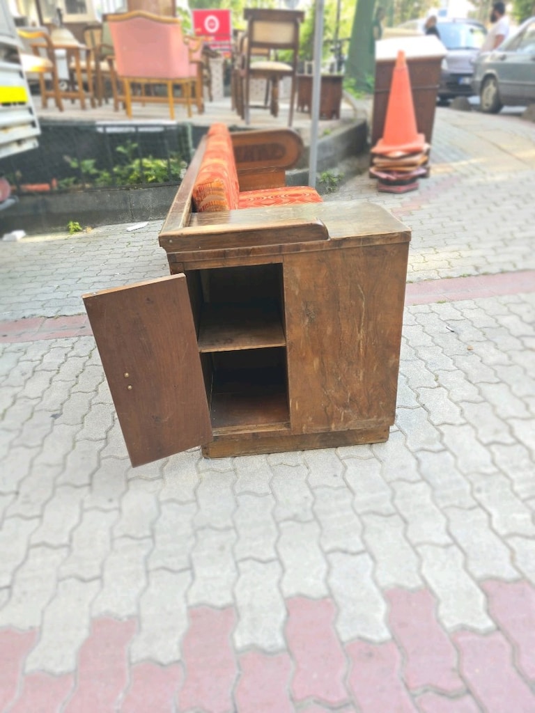 Antika Dolapli Koltuk - 5