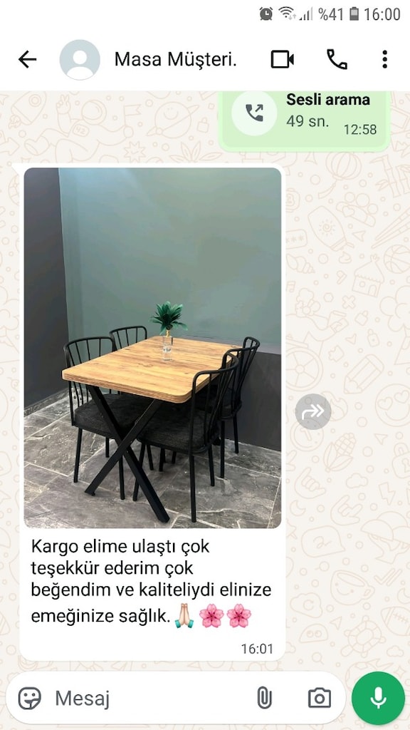 Uygun fiyat x ayak masa sandalye takımı modelleri - 9