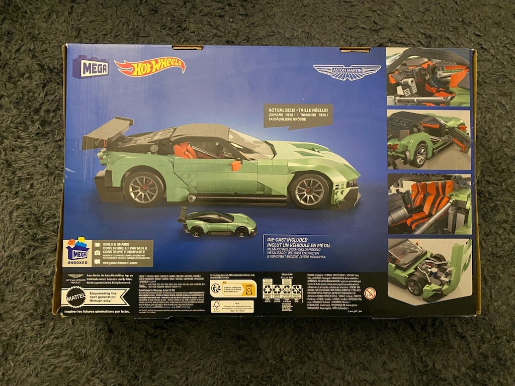 Mega Hot Wheels Aston Martin Vulcan Lego Seti - 2