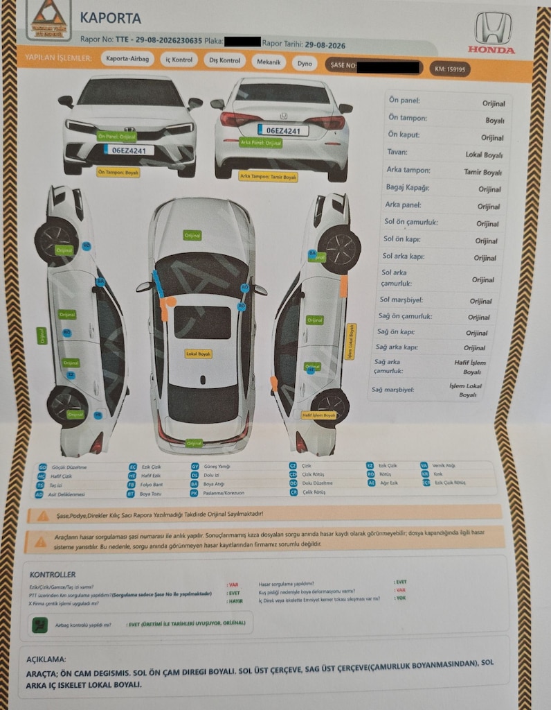 Tertemiz / Dipdiri / Düşük KM / Dizel Manuel / 2013 Model Honda Civic - 3
