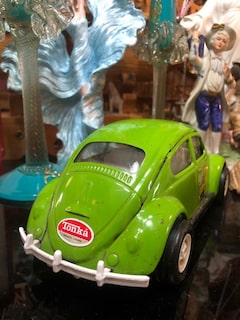 Vintage Tonka Volkawage (Side Winder) Beetle Metal Oyuncak Araba - 4