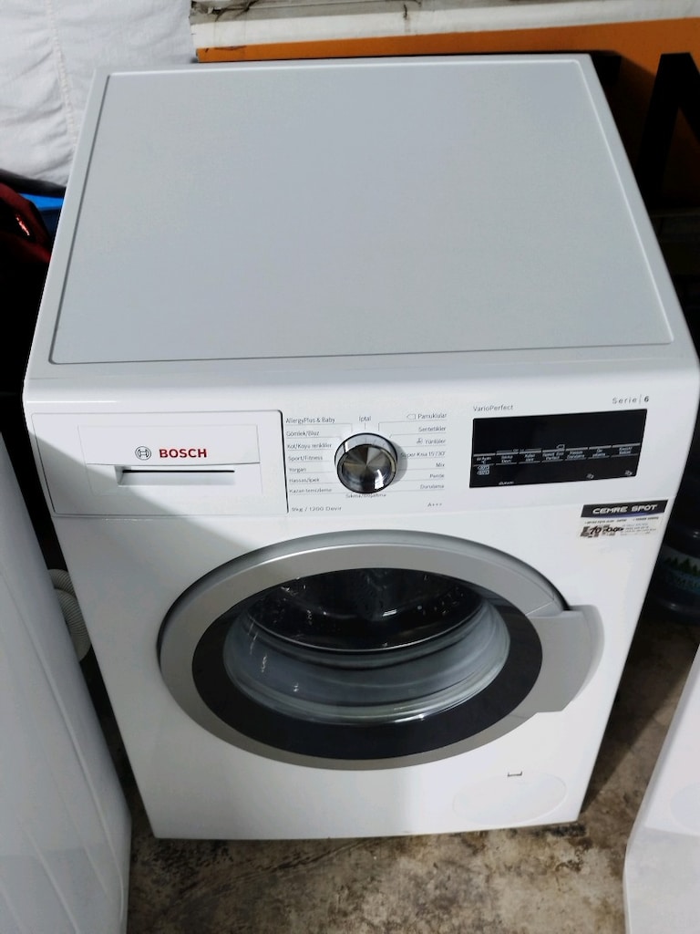 BOSCH 9 KG ÇAMAŞIR MAKİNESİ İZMİR İÇİ 3 AY GARANTİMİZ VARDIR - 10