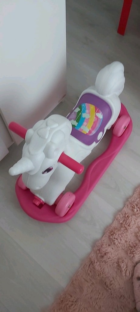 Unicorn oyuncak sallanan at - 2