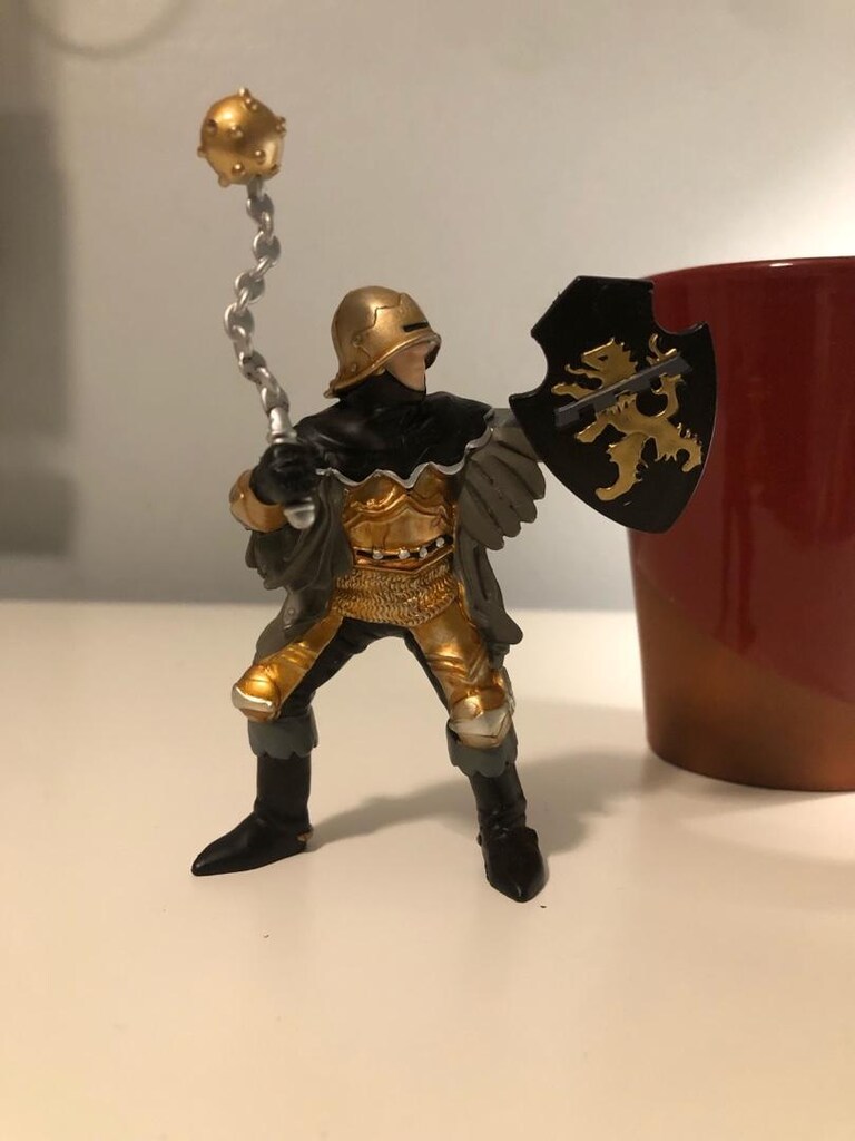 Papa Ortaçağ Şövalye Figürü - 5