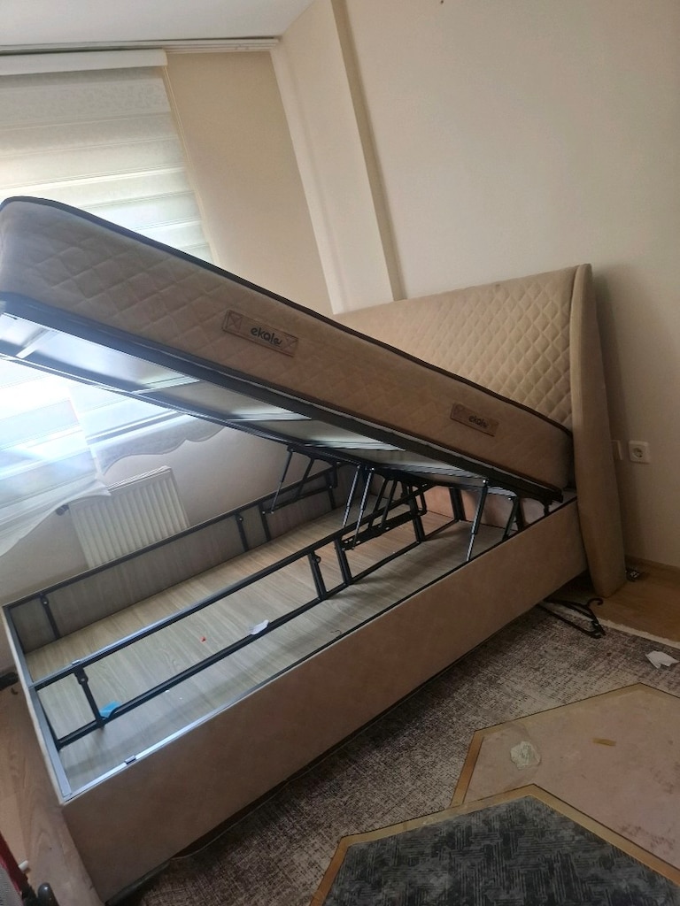 mdf yatak odası takımı ful set sifir gibi - 7