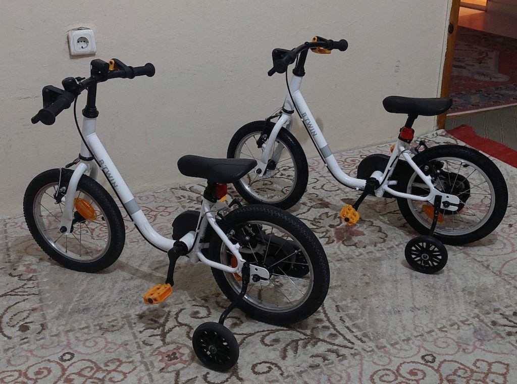 2 ADET YENI SERI 14 JANT DECATHLON BTWIN ÇOCUK BISIKLETI - 2