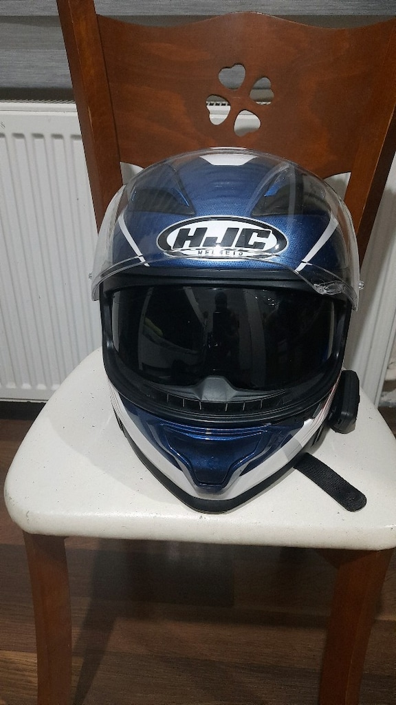 Motorsiklet Kaskı (HJC F71 red,blue) - 3