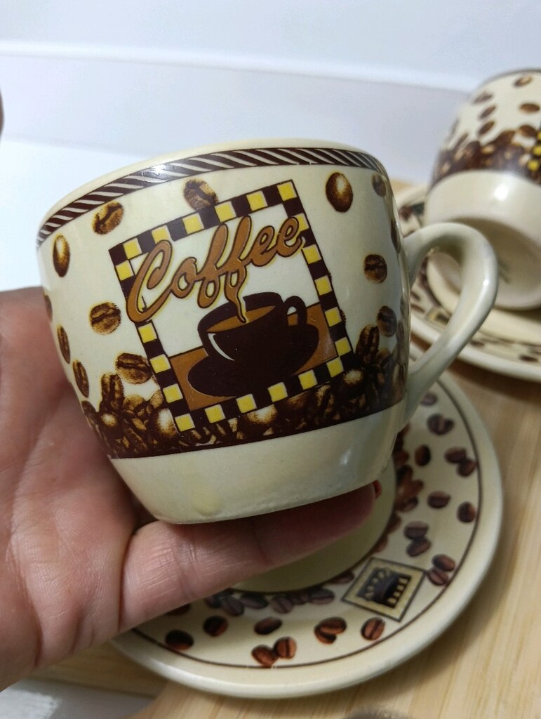 duble Espresso veya türk kahvesi fincanı - 4