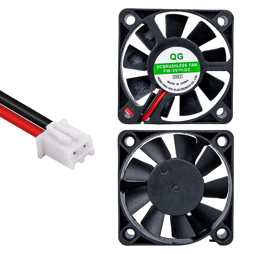 50x50mm DC 5V-12V-24V Sessiz Fırçasız Motor 3D Printer Kare FAN - 9