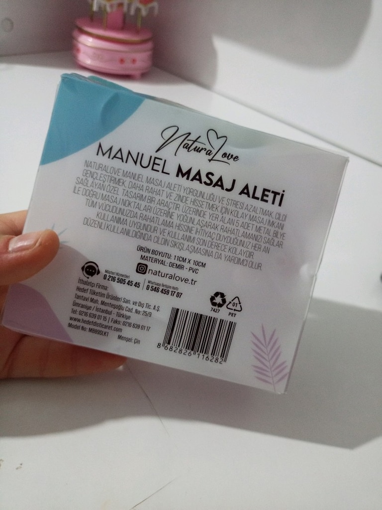 lila rengi manuel masaj aleti - 8