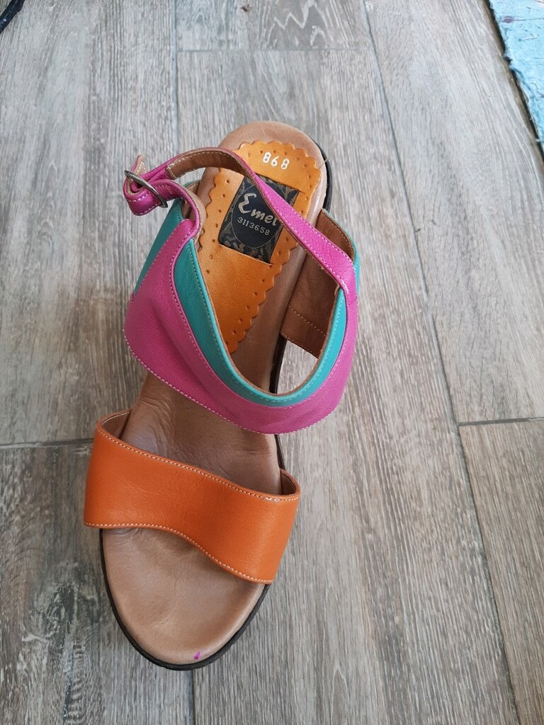 Hakiki deri platform ayakkabi - 2