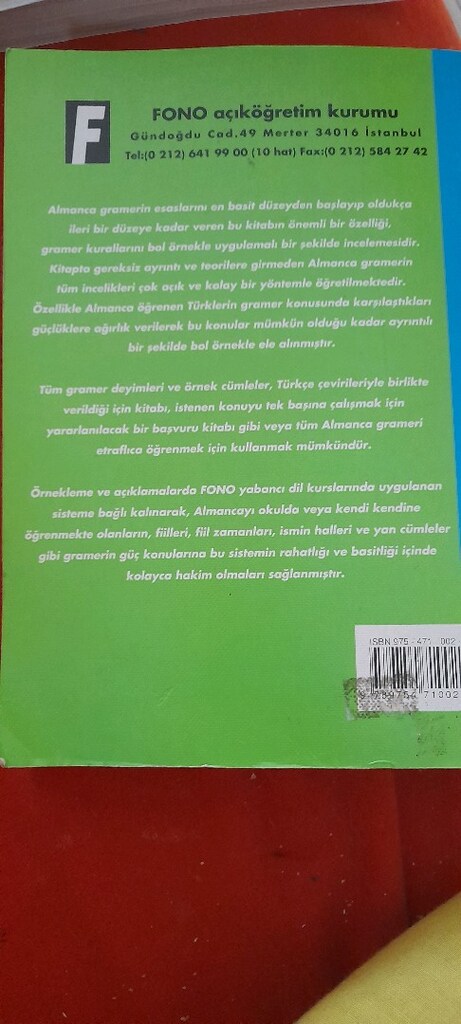 ALMANCA DİLBİLGİSİ, ENDER ERENEL - 2