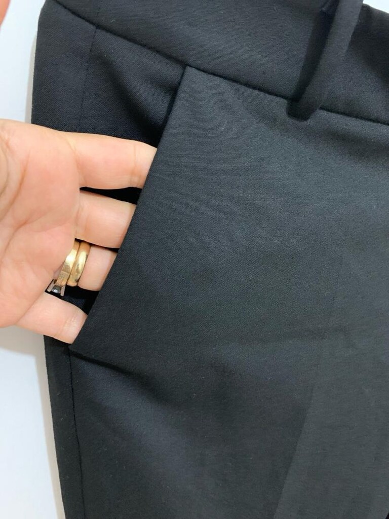 Ekol 36 beden siyah kumaş pantolon - 7