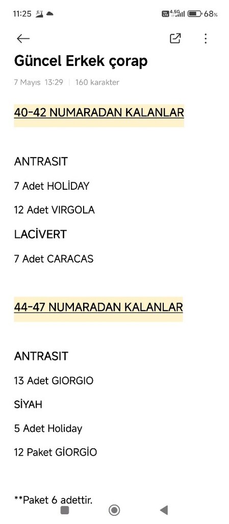 10 ad. Uzun konçlu pamuklu erkek çorap - 5