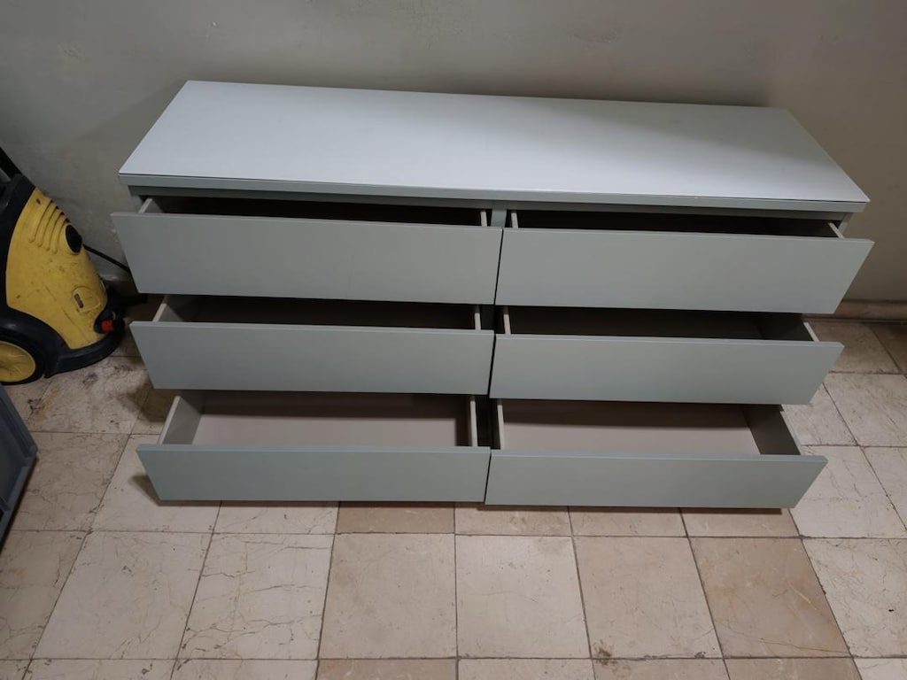 ikea malm 6 çekmeceli şifonyer - 2