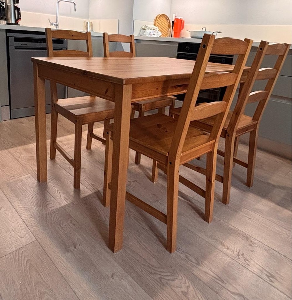 IKEA MASIF ÇAM YEMEK MASASI TAKIMI - 2