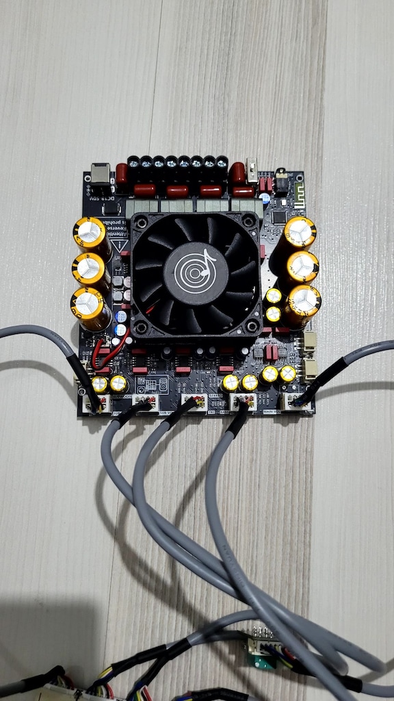 ZK-AS21P 1200W TPA3255 2.1 Bluetoth Amplifikatör potans kablolu - 4