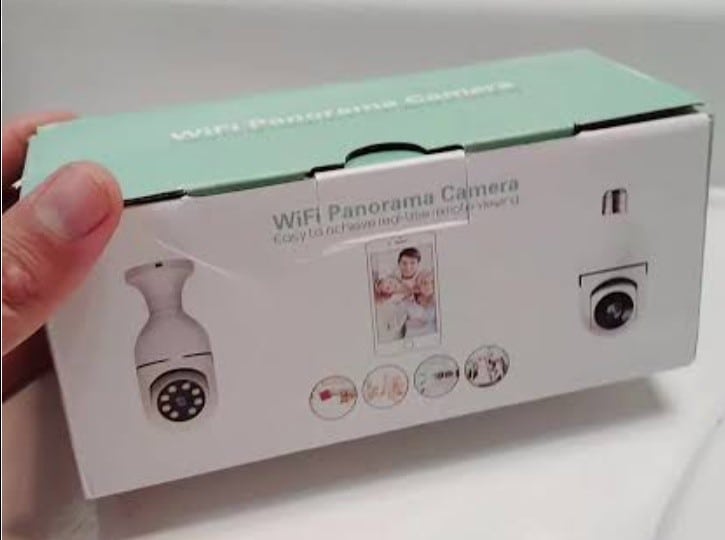 Wifi Ampül Kamera Çift Lensli - 13