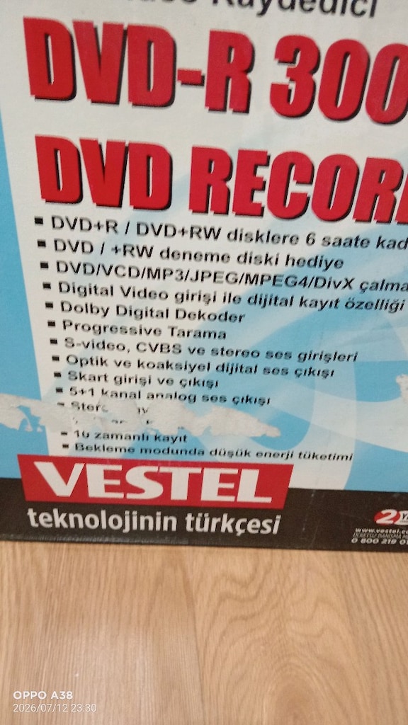 Vestel dvd mp3 oynatıcı - 2